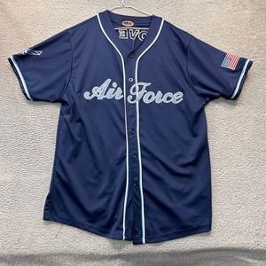 Air Force Baseball Jersey Shirt Mens  Size Extra Large Tee Shirt JWM  Flag